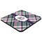 Plaid with Pop Coaster Set - FLAT (one)