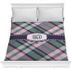 Plaid with Pop Comforter - Full / Queen (Personalized)