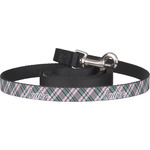 Plaid with Pop Dog Leash (Personalized)