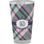 Plaid with Pop Pint Glass - Full Color (Personalized)