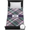 Plaid with Pop Duvet Cover (Twin)