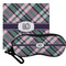 Plaid with Pop Eyeglass Case & Cloth Set