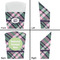 Plaid with Pop French Fry Favor Box - Front & Back View