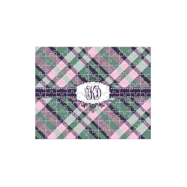 Custom Plaid with Pop 110 pc Jigsaw Puzzle (Personalized)