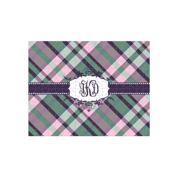 Custom Plaid with Pop 252 pc Jigsaw Puzzle (Personalized)