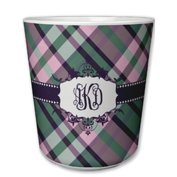 Plaid with Pop Plastic Tumbler 6oz (Personalized)