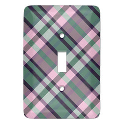 Plaid with Pop Light Switch Cover
