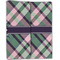 Plaid with Pop Linen Placemat - Folded Half (double sided)