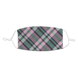 Plaid with Pop Kid's Cloth Face Mask - Standard