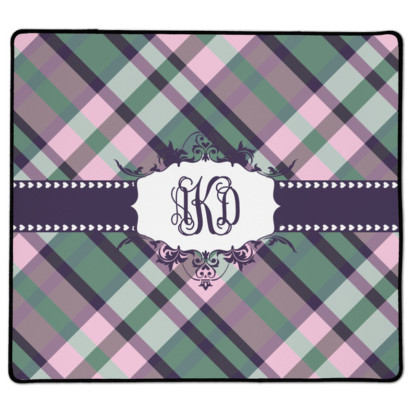 Custom Plaid with Pop XL Gaming Mouse Pad - 18" x 16" (Personalized)