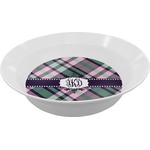 Plaid with Pop Melamine Bowl - 12 oz (Personalized)