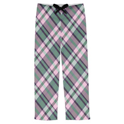 Plaid with Pop Mens Pajama Pants - L