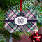 Plaid with Pop Metal Benilux Ornament - Lifestyle