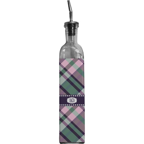 Custom Plaid with Pop Oil Dispenser Bottle (Personalized)