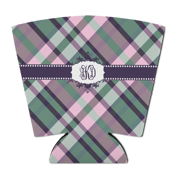 Custom Plaid with Pop Party Cup Sleeve - with Bottom (Personalized)