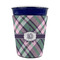 Plaid with Pop Party Cup Sleeves - without bottom - FRONT (on cup)