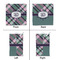 Plaid with Pop Party Favor Gift Bag - Matte - Approval