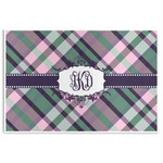 Plaid with Pop Disposable Paper Placemats (Personalized)