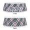 Plaid with Pop Plastic Pet Bowls - Medium - APPROVAL