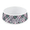 Plaid with Pop Plastic Pet Bowls - Small - MAIN