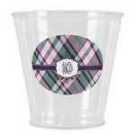 Plaid with Pop Plastic Shot Glass (Personalized)