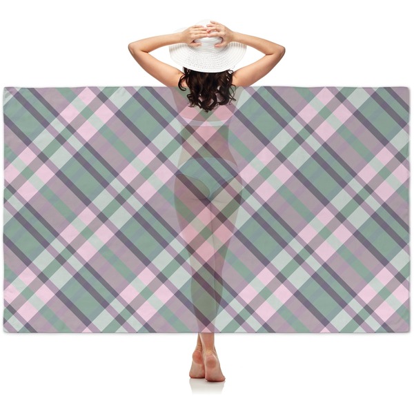 Custom Plaid with Pop Sheer Sarong