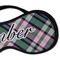 Plaid with Pop Sleeping Eye Mask - DETAIL Large