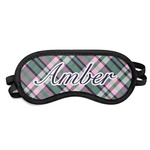 Plaid with Pop Sleeping Eye Mask - Small (Personalized)