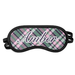 Plaid with Pop Sleeping Eye Mask - Small (Personalized)