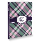 Plaid with Pop Softbound Notebook (Personalized)