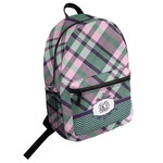 Plaid with Pop Student Backpack (Personalized)