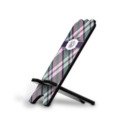 Plaid with Pop Stylized Cell Phone Stand - Large (Personalized)