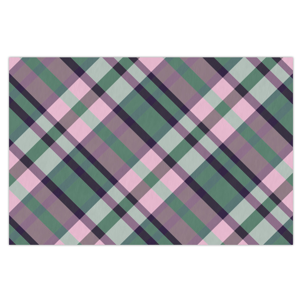 Custom Plaid with Pop X-Large Tissue Papers Sheets - Heavyweight