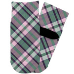 Plaid with Pop Toddler Ankle Socks