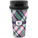 Plaid with Pop Acrylic Travel Mug without Handle (Personalized)