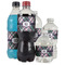 Plaid with Pop Water Bottle Label - Multiple Bottle Sizes