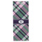 Plaid with Pop Wine Gift Bag - Matte - Front