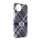 Plaid with Pop iPhone 14 Case - Angle