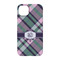 Plaid with Pop iPhone 14 Case - Back