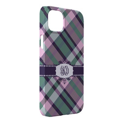 Plaid with Pop iPhone Case - Plastic - iPhone 14 Plus (Personalized)
