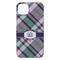 Plaid with Pop iPhone 14 Plus Case - Back