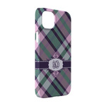 Plaid with Pop iPhone Case - Plastic - iPhone 14 Pro (Personalized)