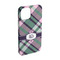 Plaid with Pop iPhone 15 Case - Angle