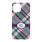 Plaid with Pop iPhone 15 Case - Back