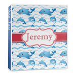 Dolphins 3-Ring Binder - 1 inch (Personalized)