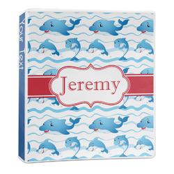Dolphins 3-Ring Binder - 1 inch (Personalized)