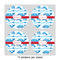 Dolphins 4" Multipurpose Round Labels - Sheet