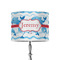 Dolphins 8" Drum Lampshade - ON STAND (Poly Film)
