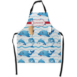 Dolphins Apron With Pockets w/ Name or Text