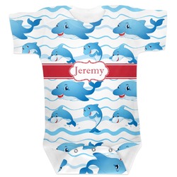 Dolphins Baby Bodysuit 0-3 (Personalized)